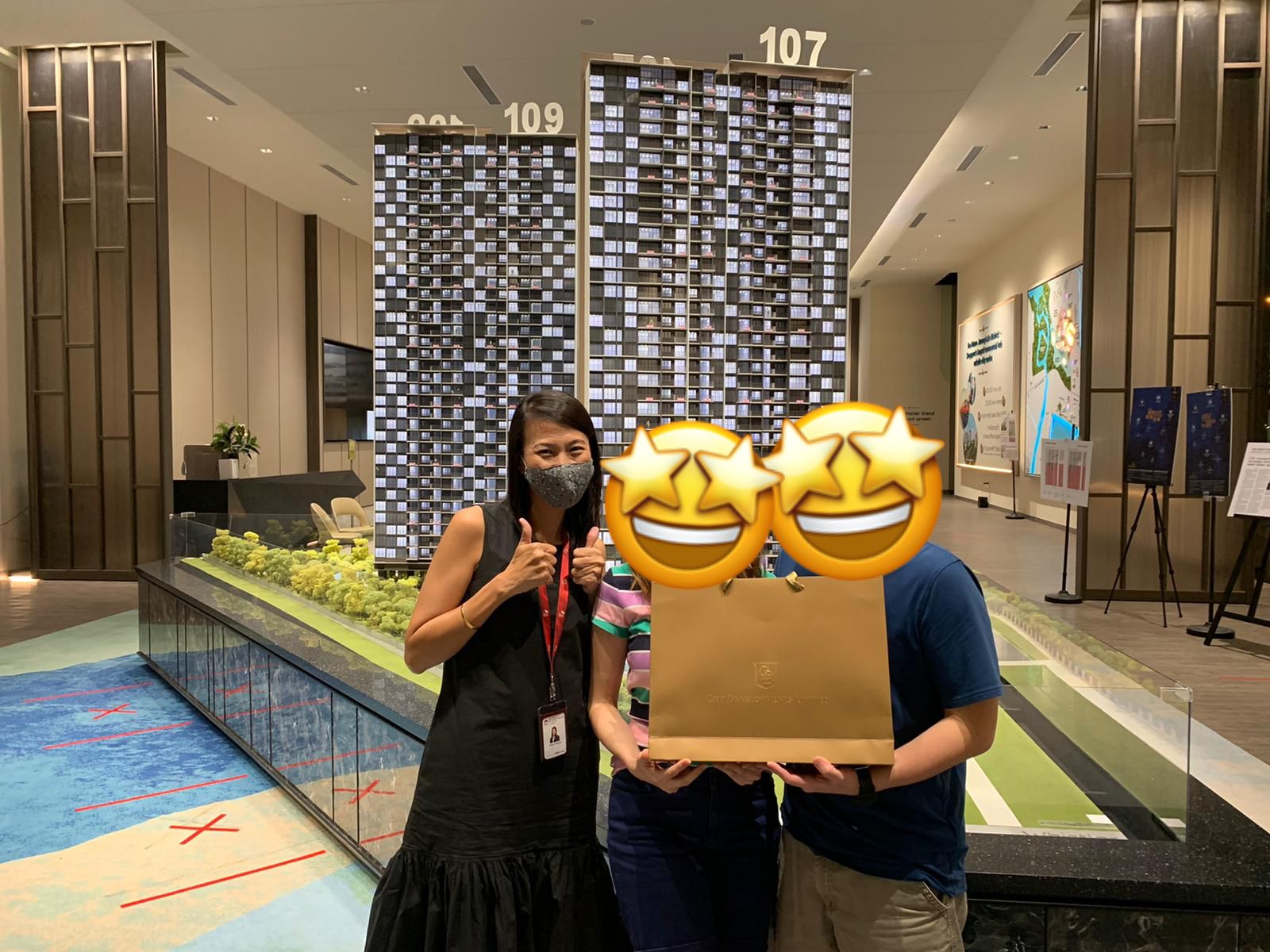 Moment with clients